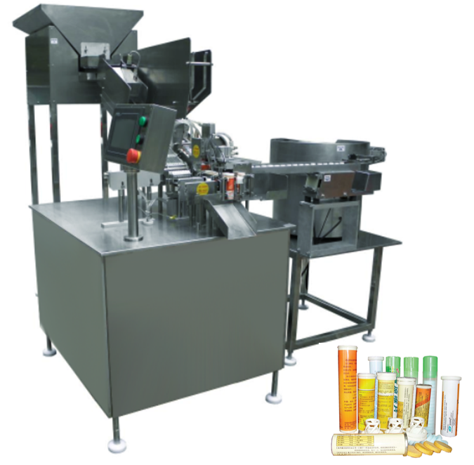Tablet roll tube filling machine