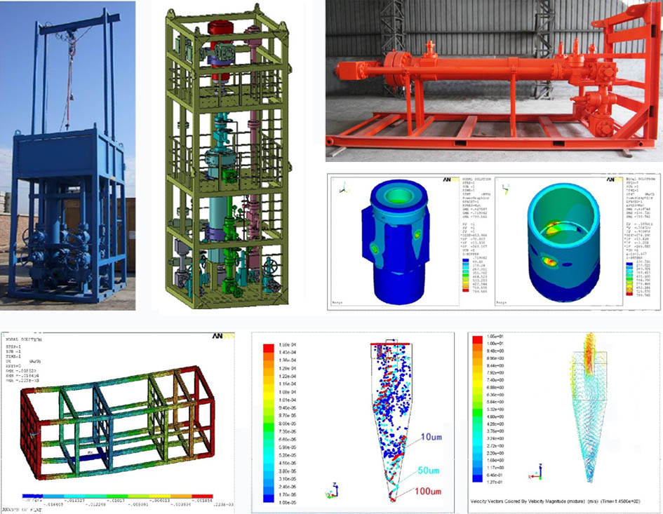 Surface well testing and sand separation equipment