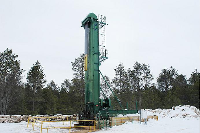 Long-stroke belt pumping unit