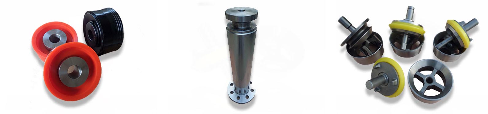 Mud pump pistons, valves and replacement components