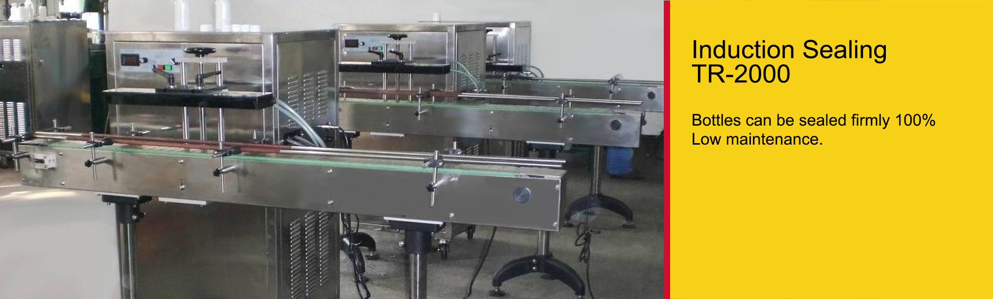 Induction aluminum foil sealer — Time Rolling equipment