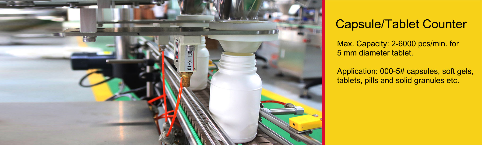 Counting & bottle filling — Time Rolling equipment