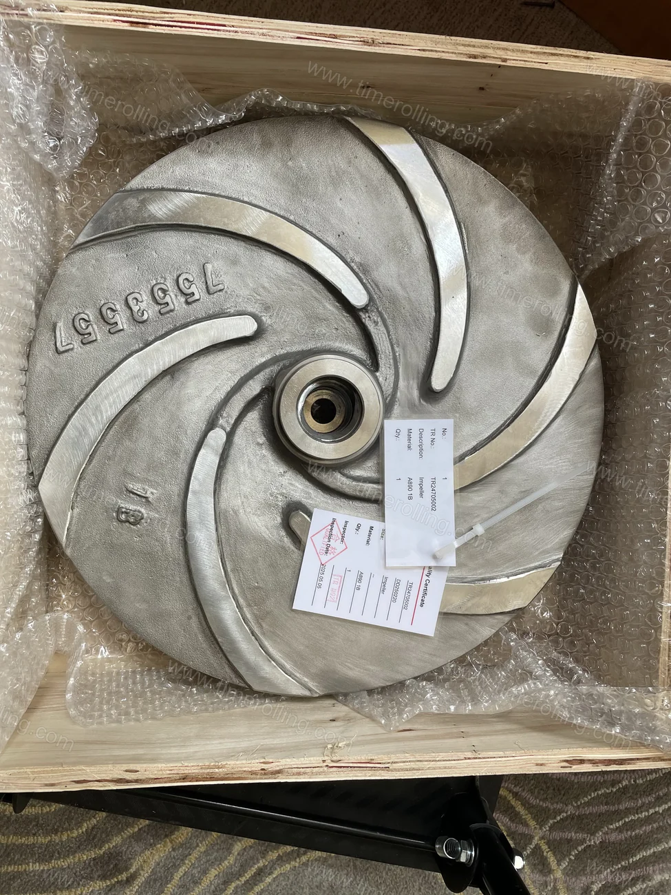 Replacement Ahlstar WPP44-150 Impeller A890 1B  10