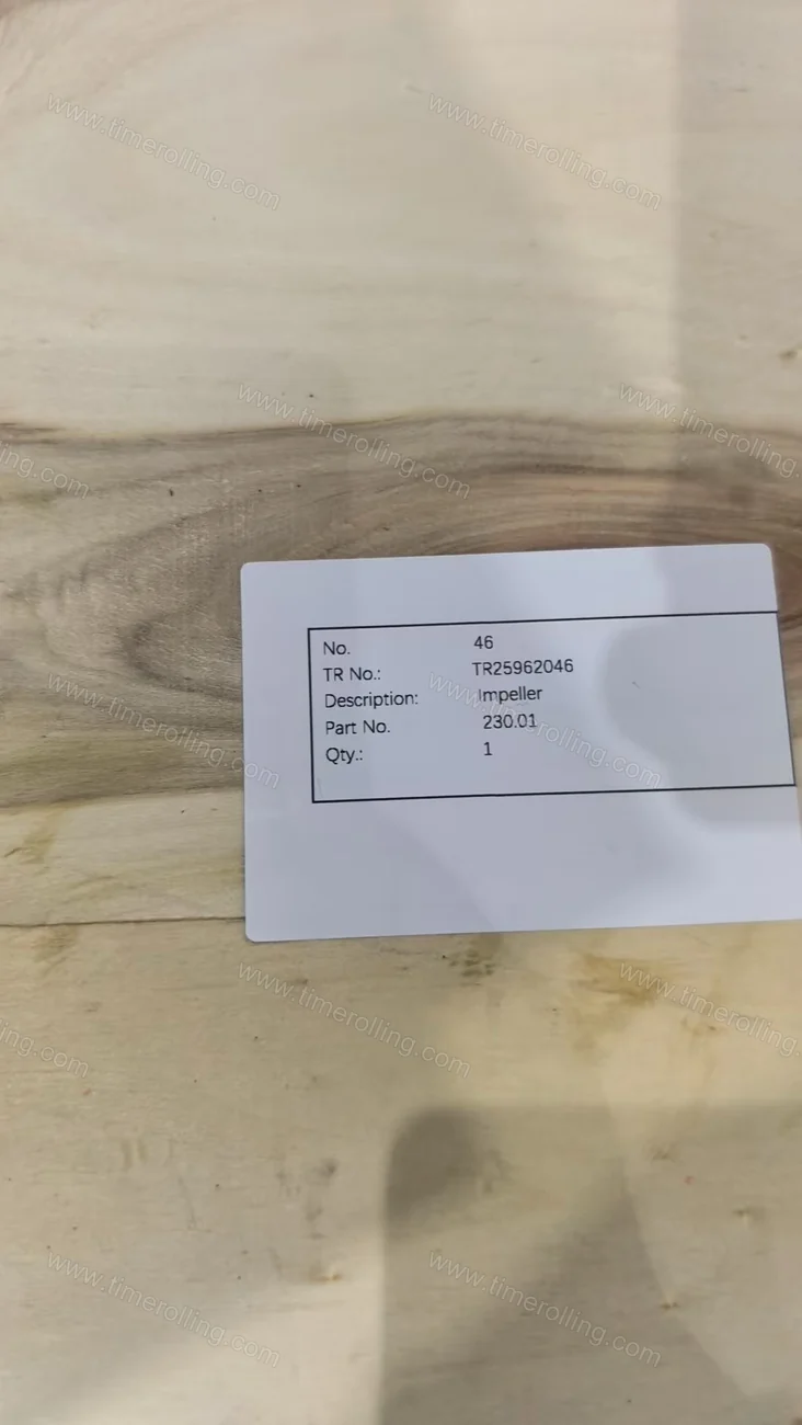 Sulzer MC multi-stage pump parts   53